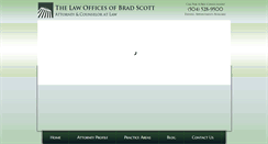 Desktop Screenshot of bradscottlaw.com